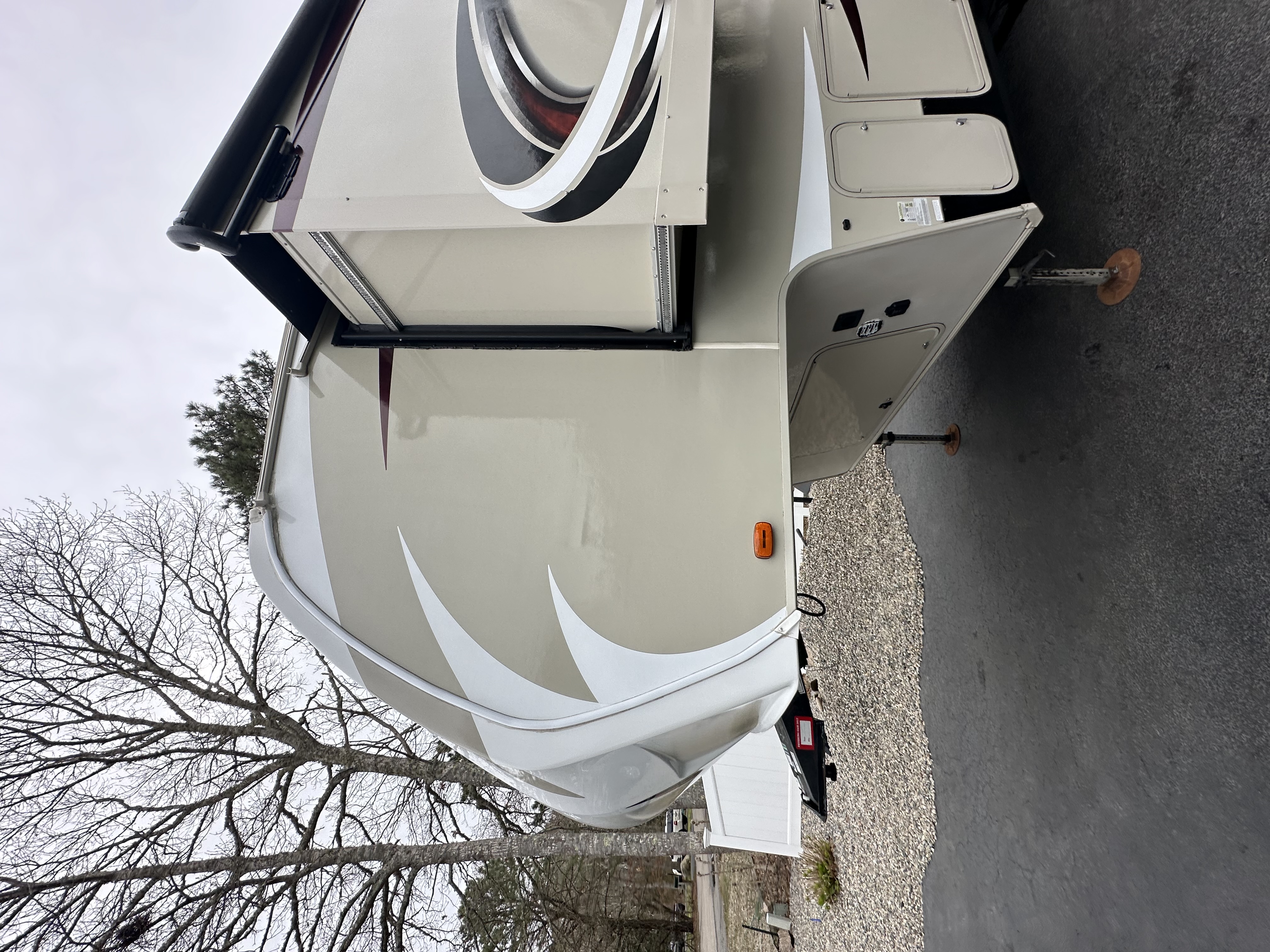 RV front end detailed and polished