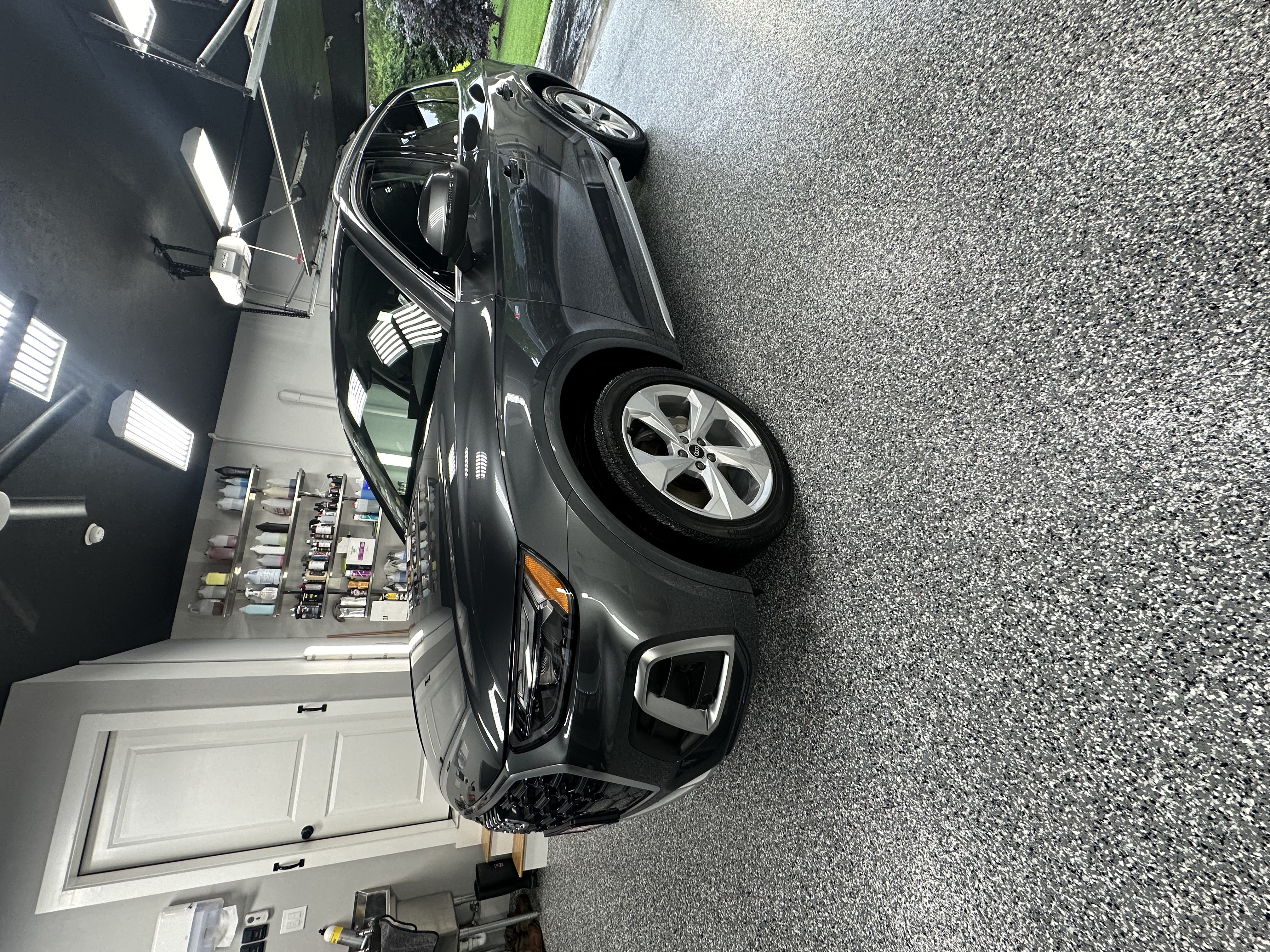 SUV in the Auto Spa studio ready for detailing