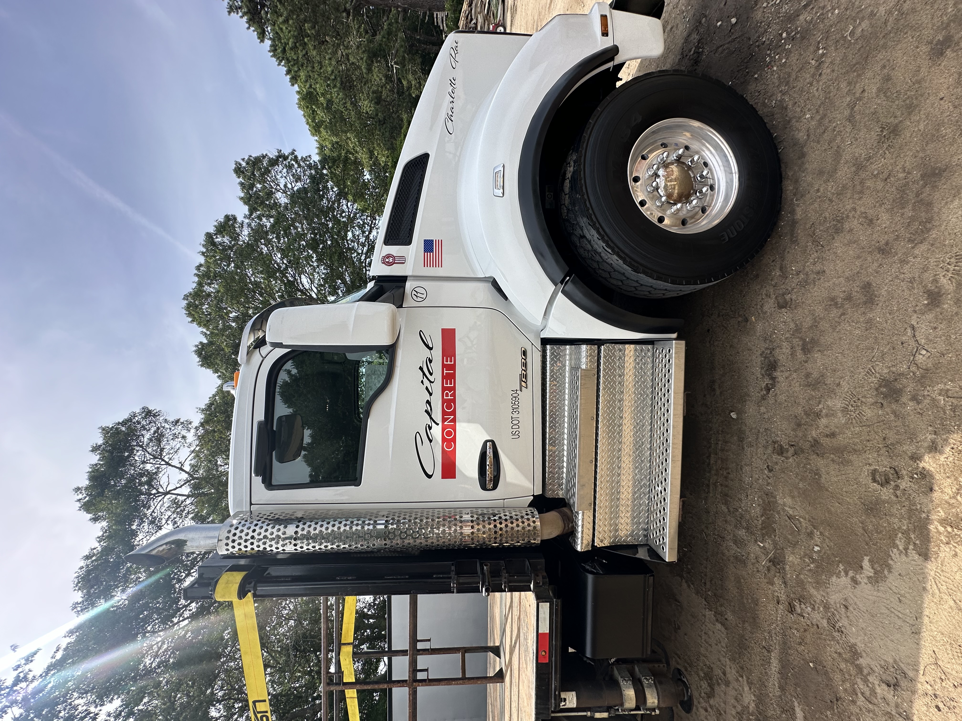 Capital Concrete truck — fleet exterior detail