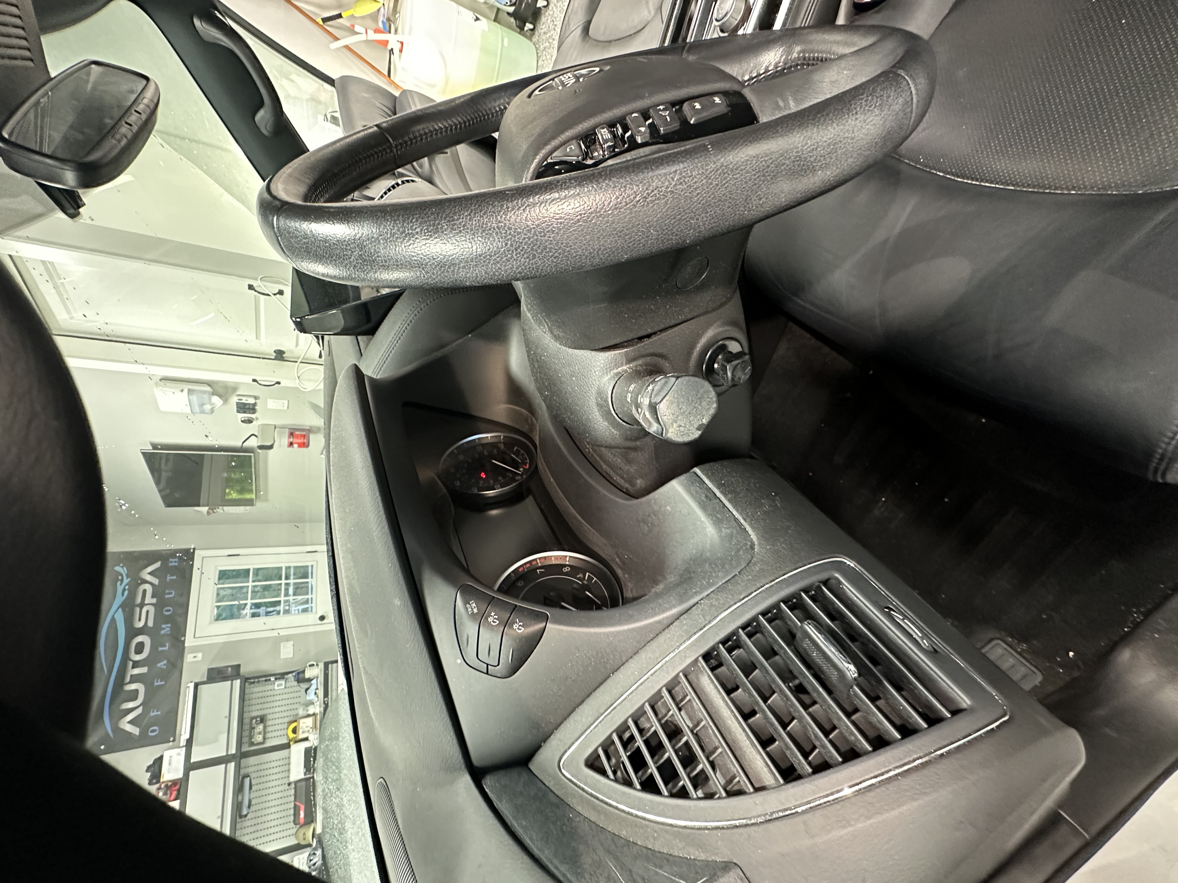 Commercial vehicle interior detail in progress
