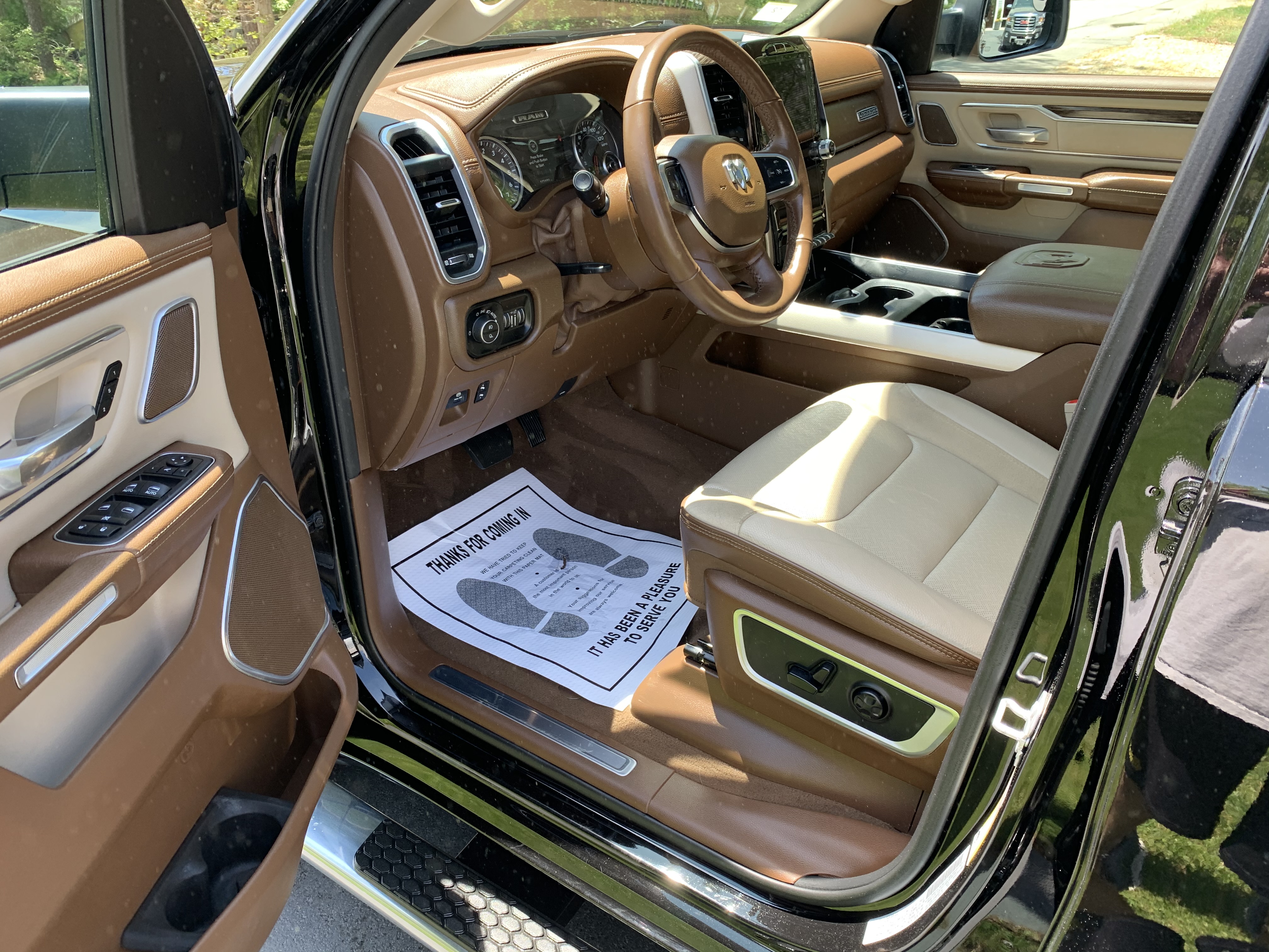 Vehicle interior after professional detailing at Auto Spa of Falmouth — clean and conditioned