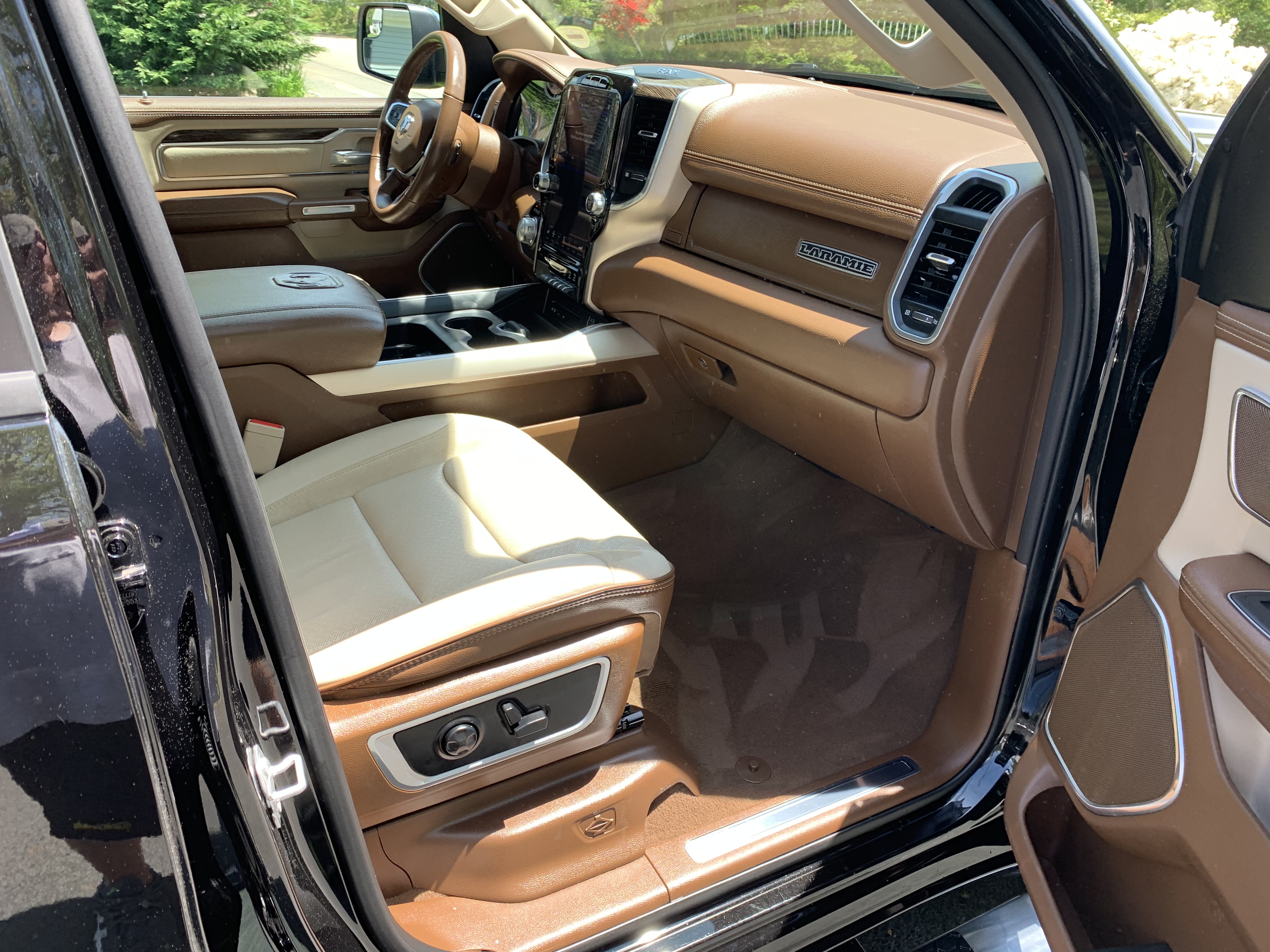 Interior steam cleaning and leather conditioning at Auto Spa of Falmouth